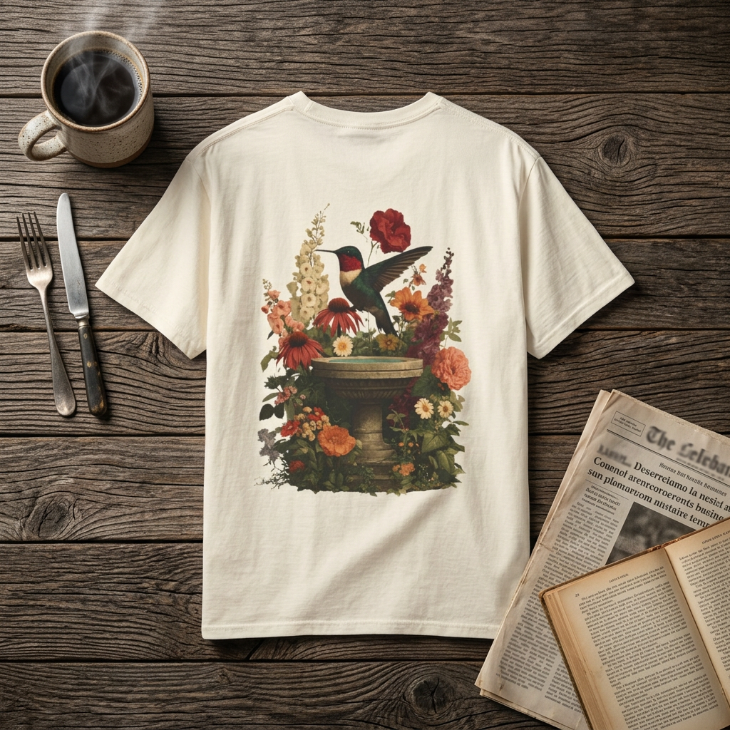 The Garden Hummingbird Tee